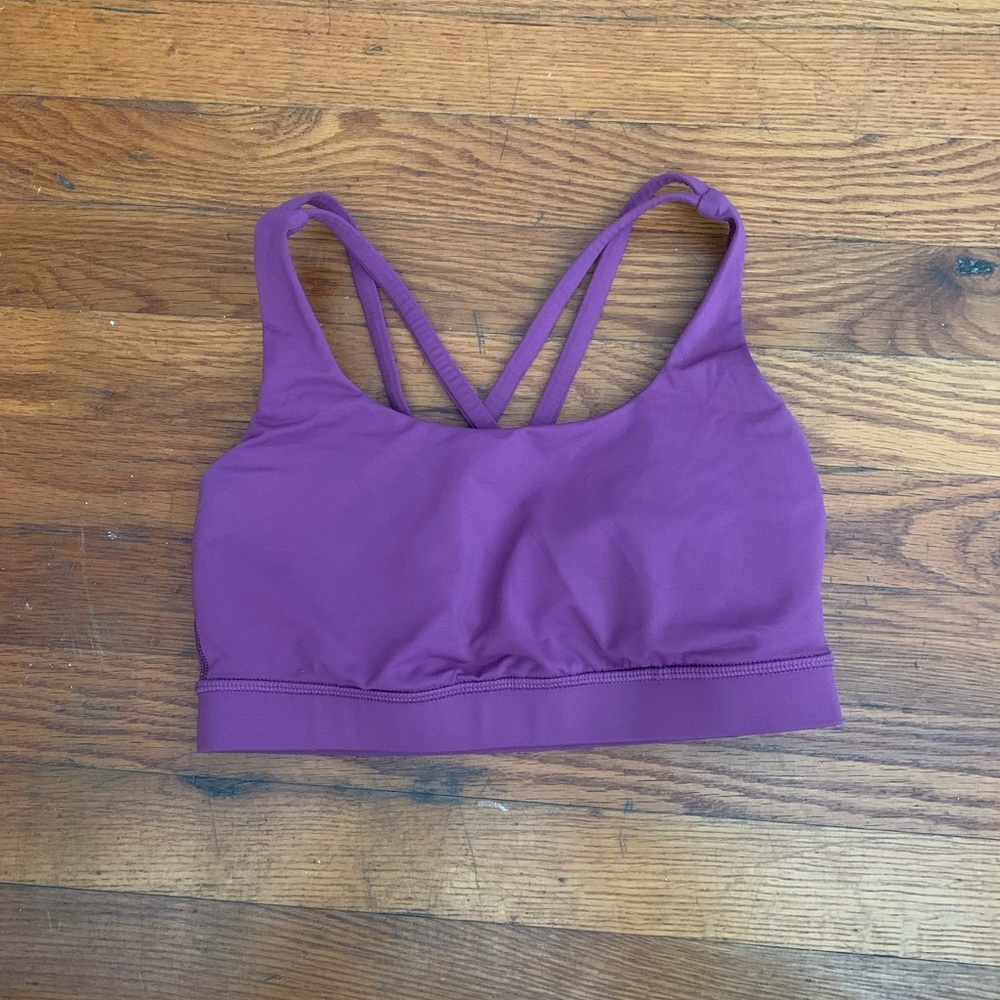 Lululemon Energy Sports Bra Purple Size 6